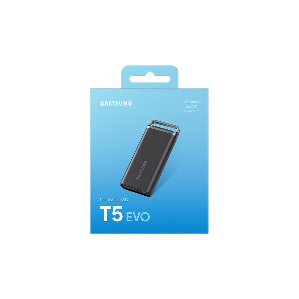 SAMSUNG SSD 4TB Type-C USB 3.2 Gen1 V-NAND UASP, T5 Evo, crni