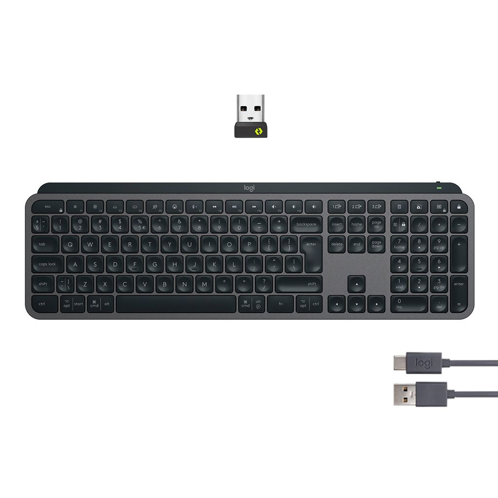 LOGITECH Keyboard MX Keys S, grafit, SLO