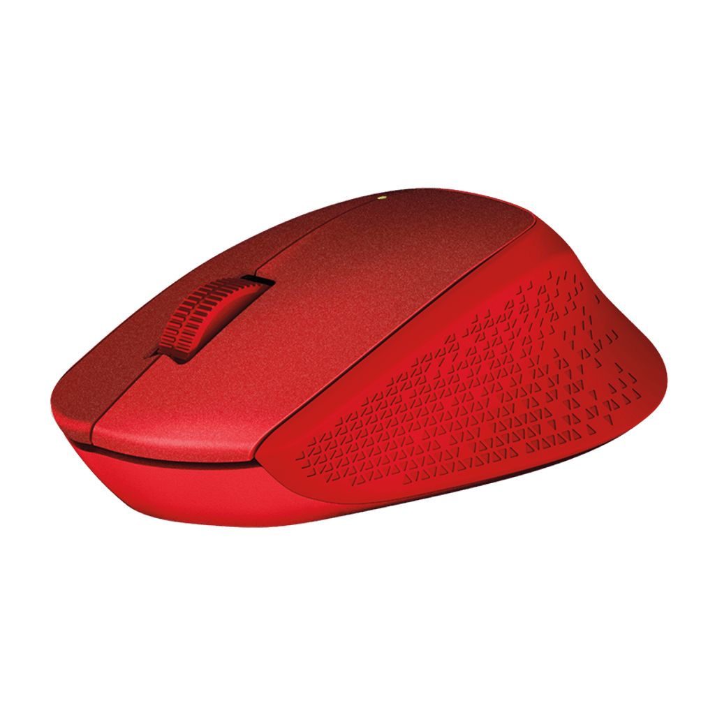 LOGITECH Mouse M330 Silent Plus, crveni