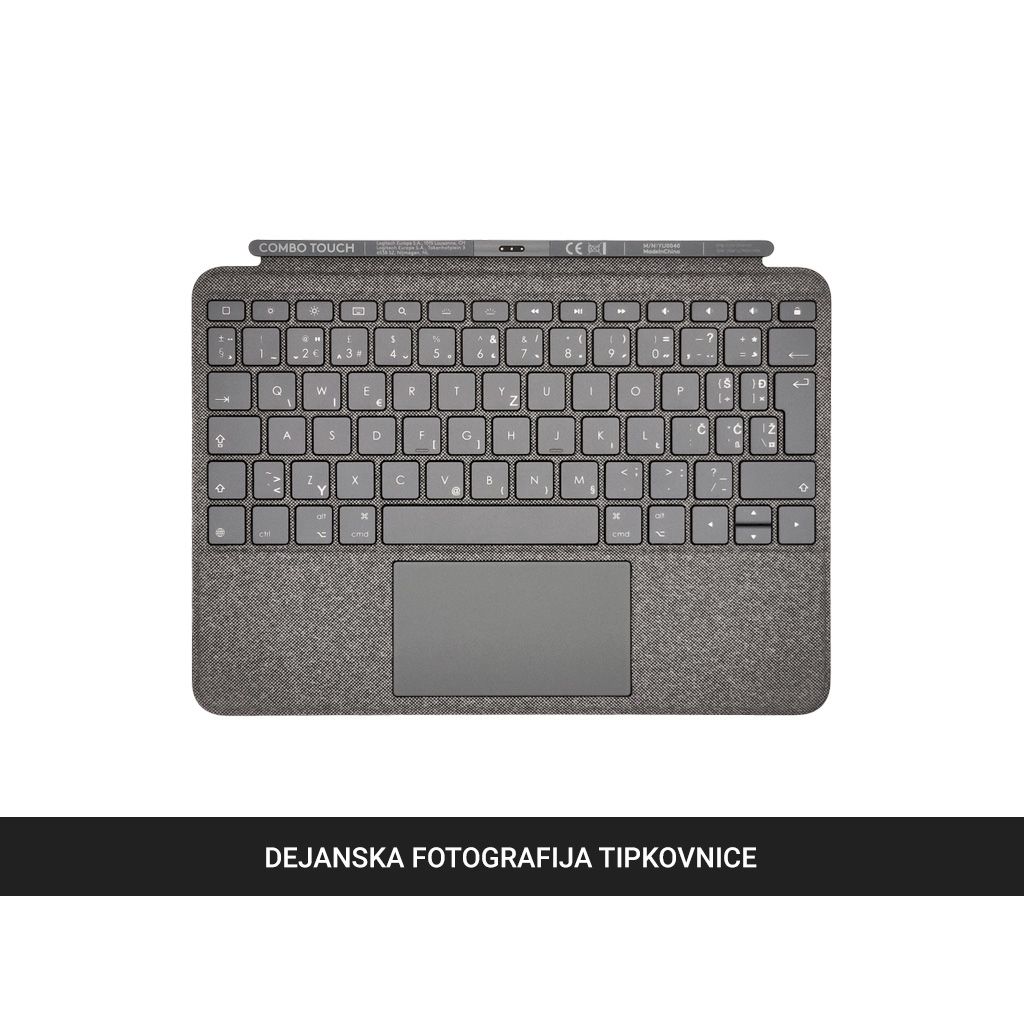 Torbica za tipkovnicu LOGITECH COMBO TOUCH, za iPad Pro 12,9" (5. generacija - 2021.) , SLO g.