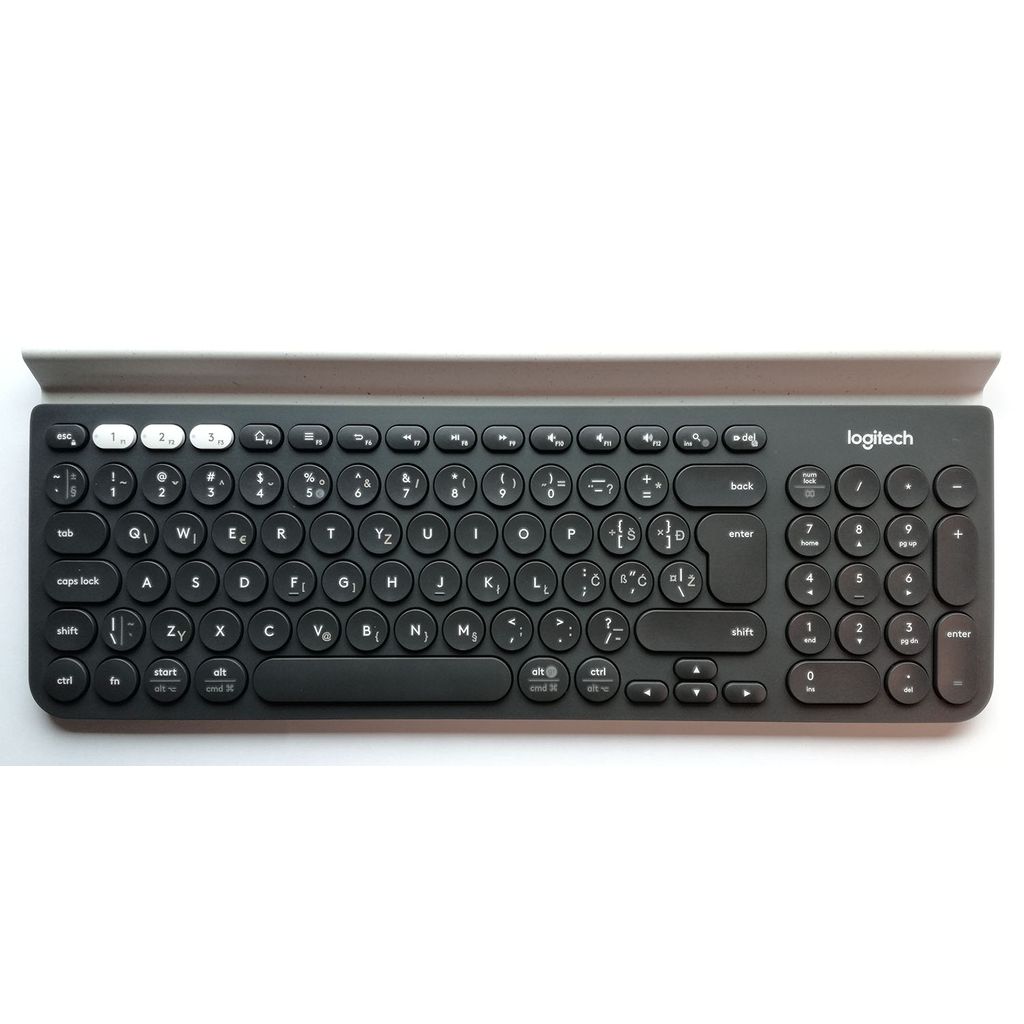 LOGITECH tipkovnica K780 s više uređaja, bežična, crna/bijela