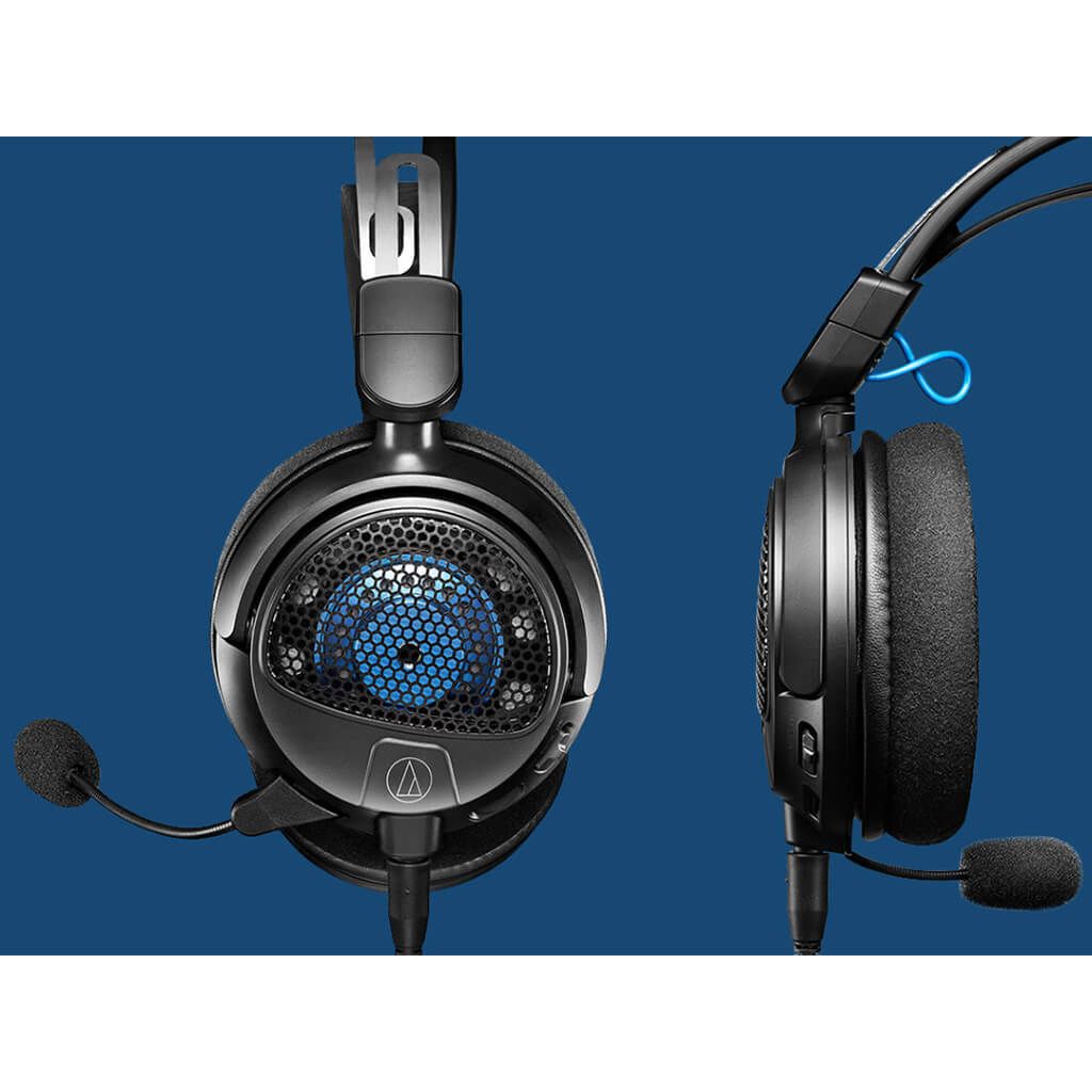 AUDIO TECHNICA slušalice ATH-GDL3BK, gaming, crne