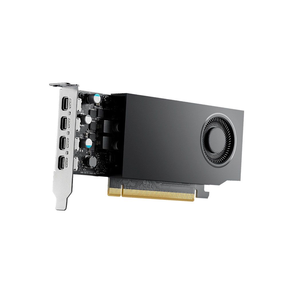 PNY Grafička kartica NVIDIA RTX A1000, 8GB GDDR6, PCIe 4.0 x8, 4x mDP-DP, Low Profile