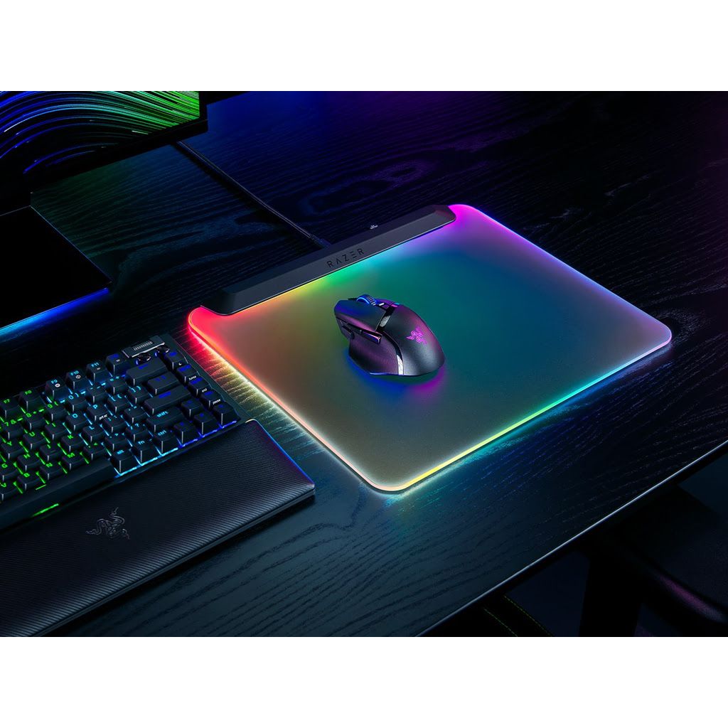 RAZER Podloga za miš Firefly V2 Pro, RGB, crna