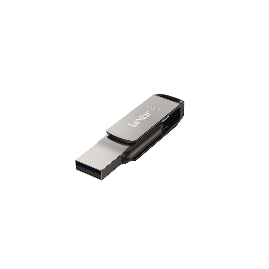 LEXAR USB flash pogon JumpDrive Dual Drive D400, 128GB, USB 3.1 Type-C, 130 MB/s