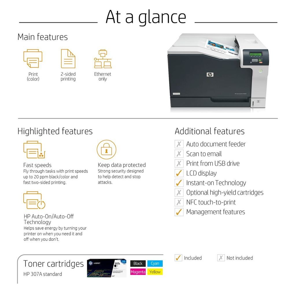 HP Color LaserJet Pro CP5225dn laserski pisač u boji