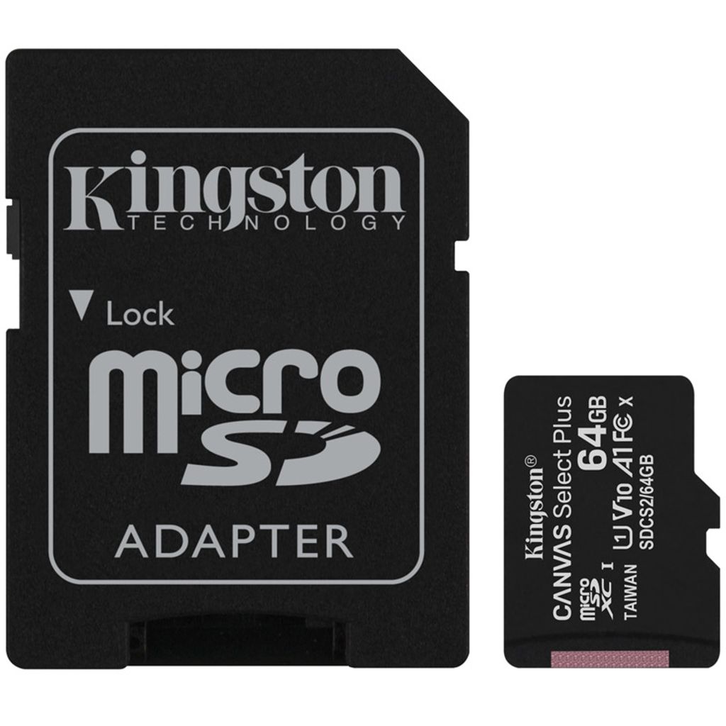 KINGSTON Memory Card Canvas Select Plus microSD 64GB