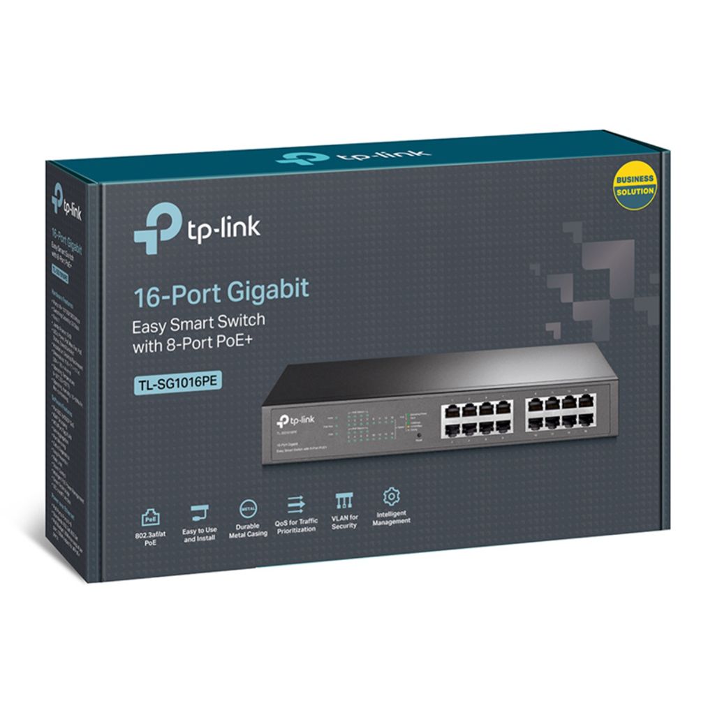 TP-LINK mrežni prekidač TL-SG1016PE