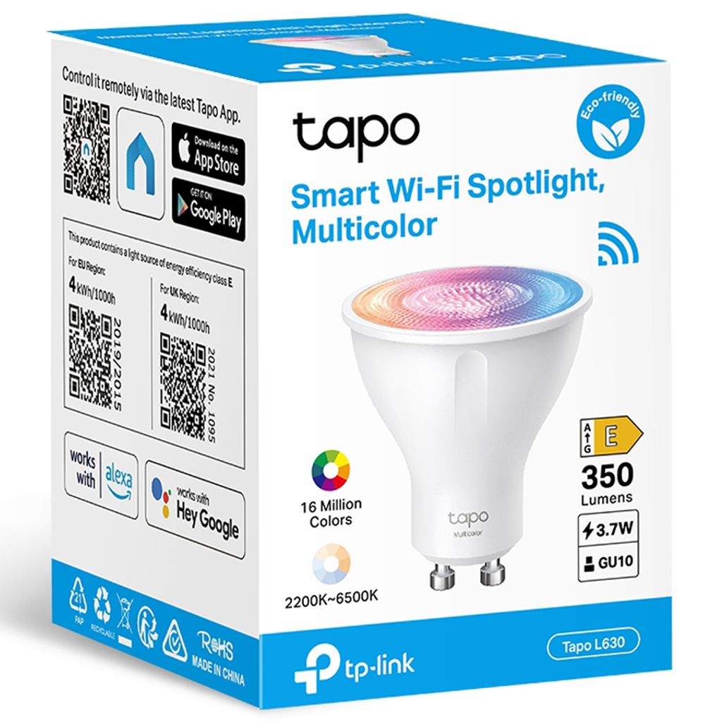 TP-LINK  pametna žarulja Tapo L630 2200-6500K Smart WiFi RGB led