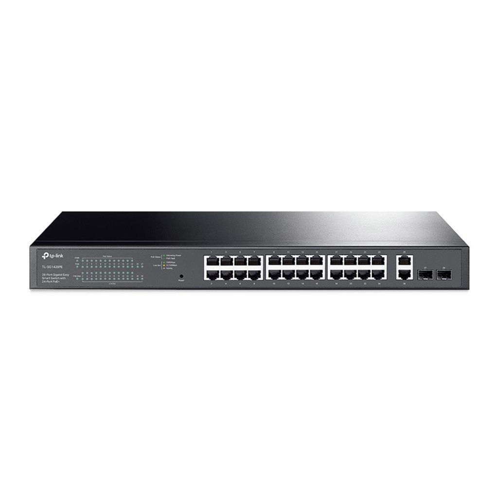 TP-LINK TL-SG1428PE 28-Port Gigabit Easy Smart 24-Port PoE/PoE+ mrežni prekidač