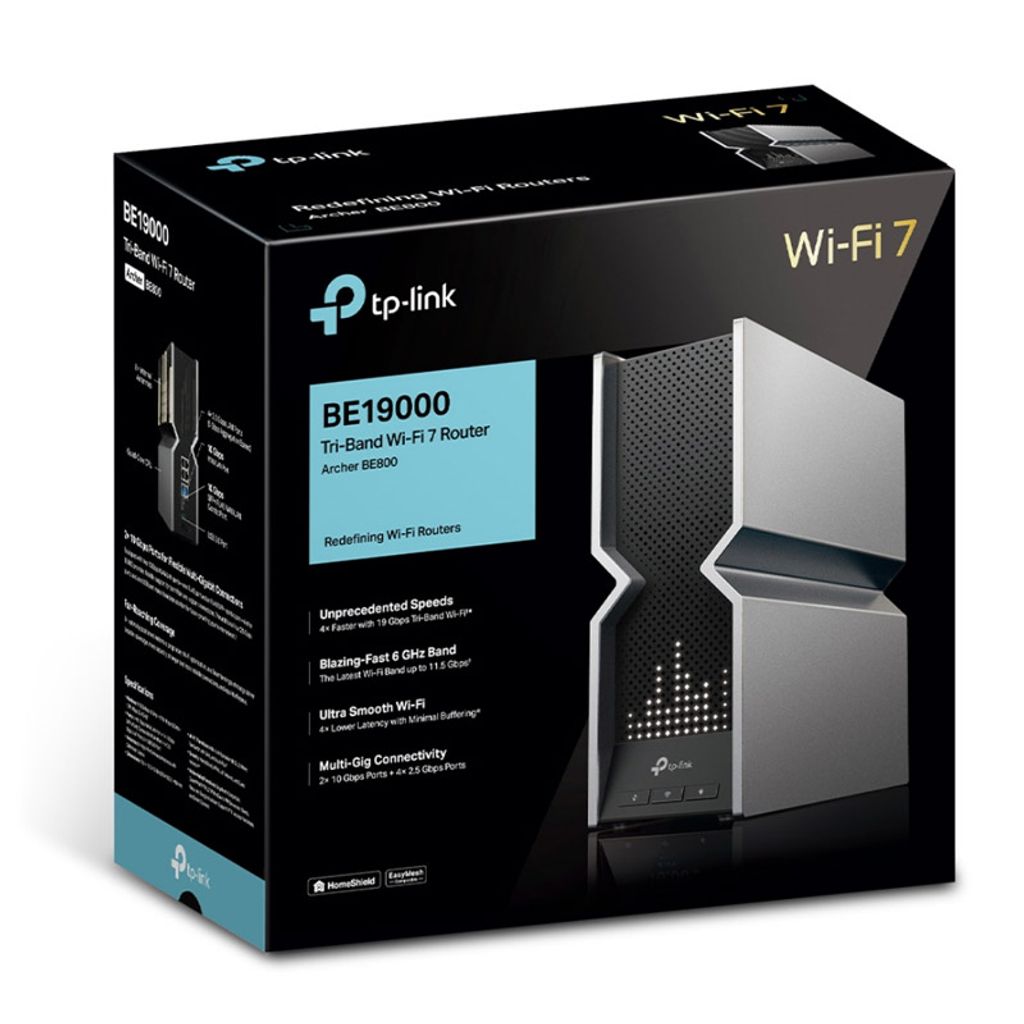 ASUS Archer BE800 BE19000 Tri-Band Wi-Fi 7 19Gbps ​​​​Bežični VPN usmjerivač / pristupna točka