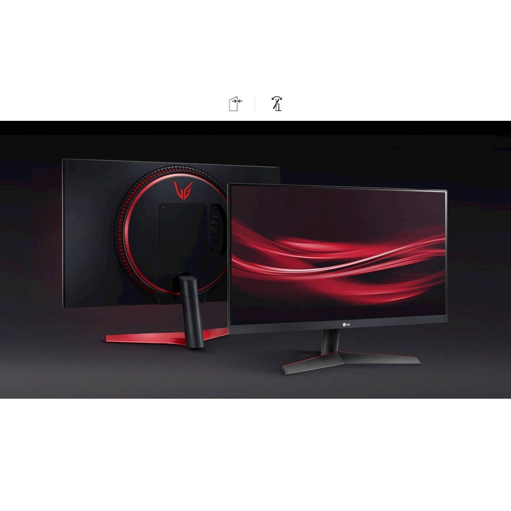 LG Monitor 24GN60R-B Gaming, 23.8", IPS, 144Hz, 16:9, 1920x1080, HDMI, DP