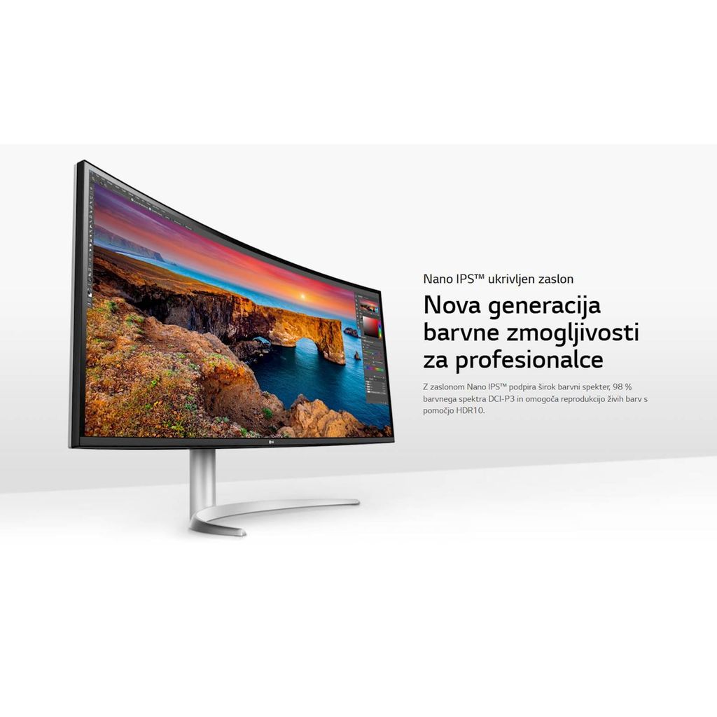 LG Monitor 40WP95CP-W UltraWide™ 5K2K, 40",IPS,21:9,5120x2160,DP,USB-C,HDMI,THUNDERBOLT