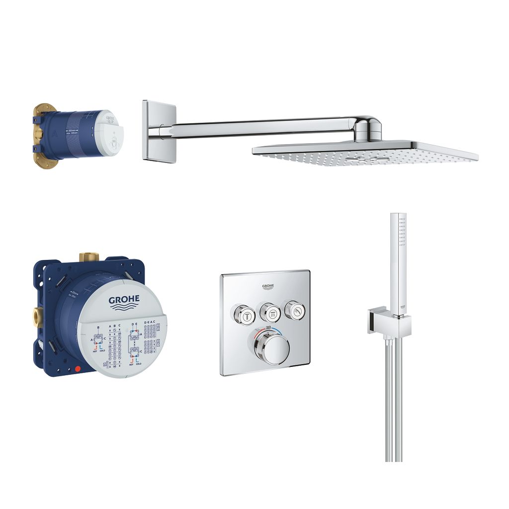 GROHE komplet za tuš GROHTHERM SmartControl s ugradbenom termostatskom armaturom (34706000)