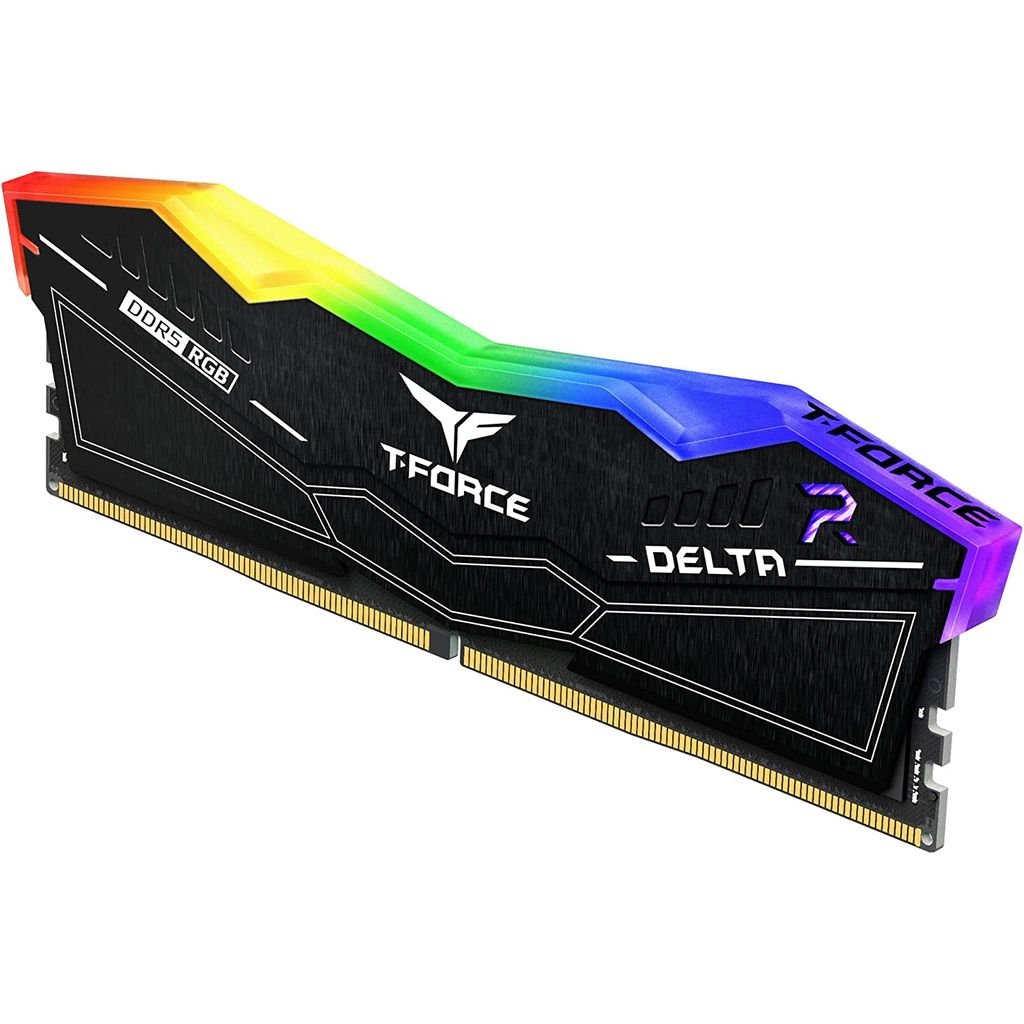 TEAMGROUP Memory DELTA RGB 32GB Kit (2x16GB) DDR5-6000 DIMM PC5-48000 CL38, 1,25V