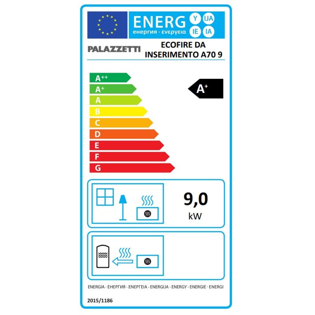 Umetak ZA kamin NA pelete PALAZZETTI A70 9,9 kW