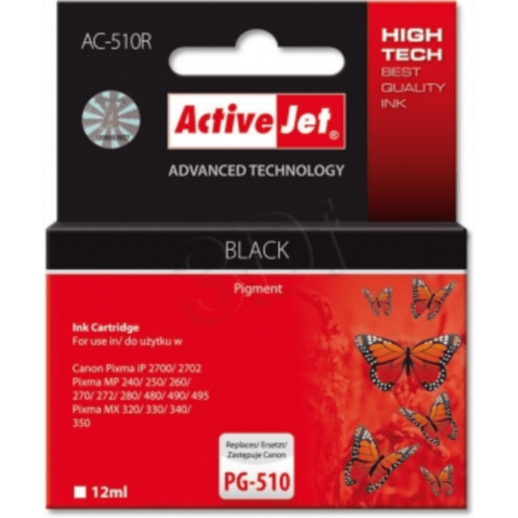 ACTIVEJET tinta Canon PG-510 - crna