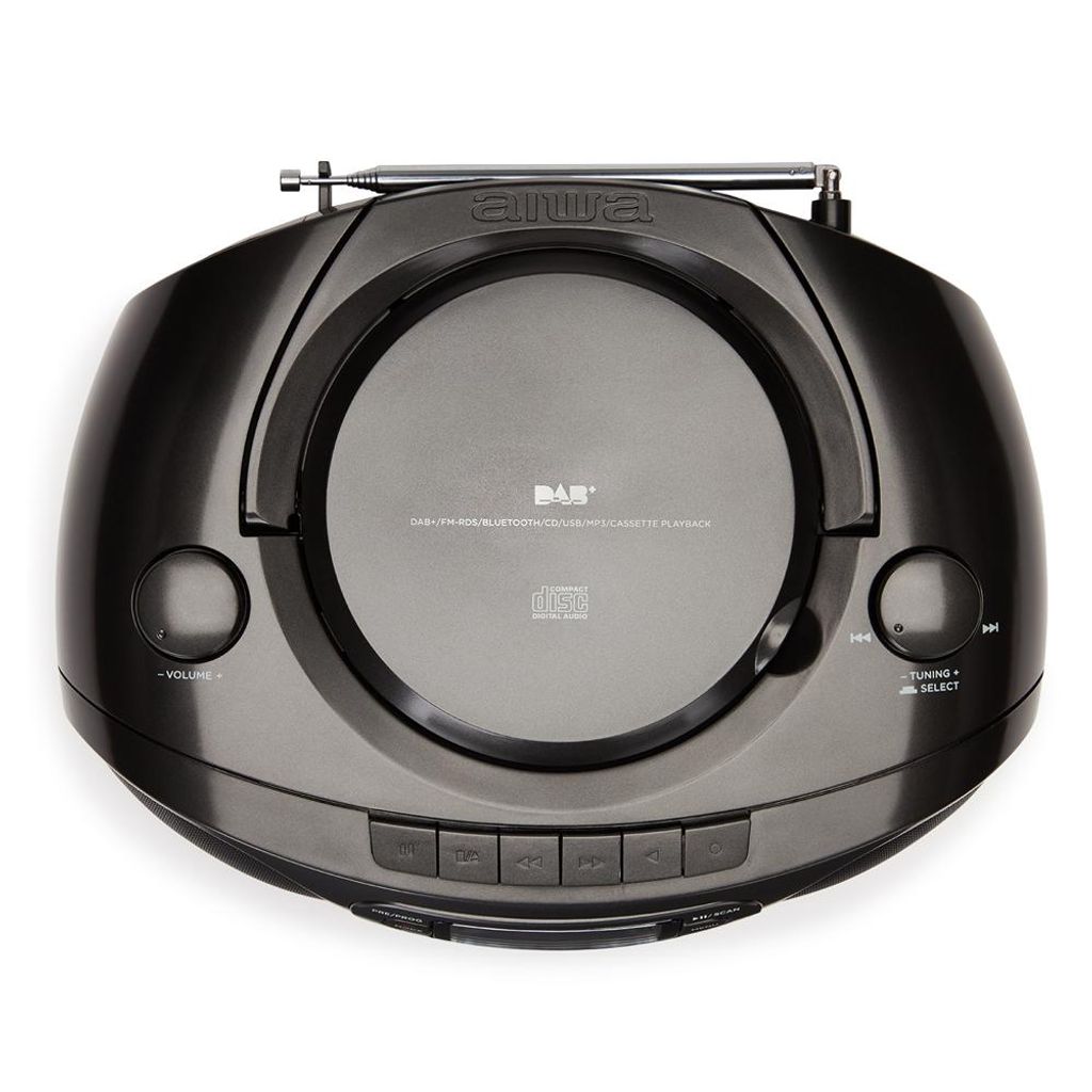 AIWA Prijenosni CD/MP3/kazetofon - Boombox s DAB+/FM-RDS BBTC-660DAB/BK