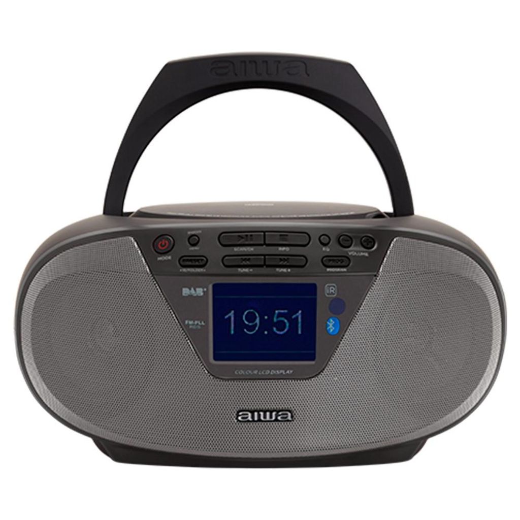 AIWA Prijenosni CD/MP3/USB/Bluetooth radio - Boombox s DAB+/FM-RDS BBTU-500DAB/BK