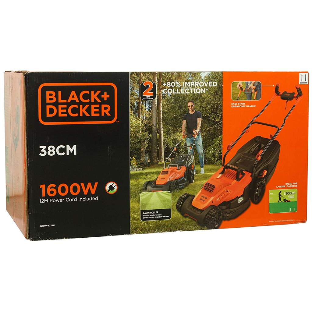 BLACK&DECKER električna kosilica S ručkama BEMW471BH