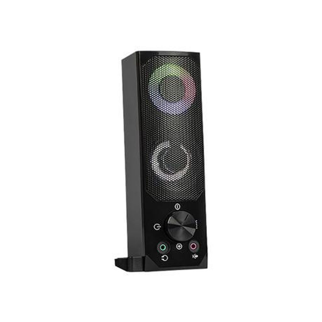 BLOW zvučnici za računalo soundbar MS-28, 2u1, 2.0 Stereo, USB, Bluetooth, RGB LED osvjetljenje, crni