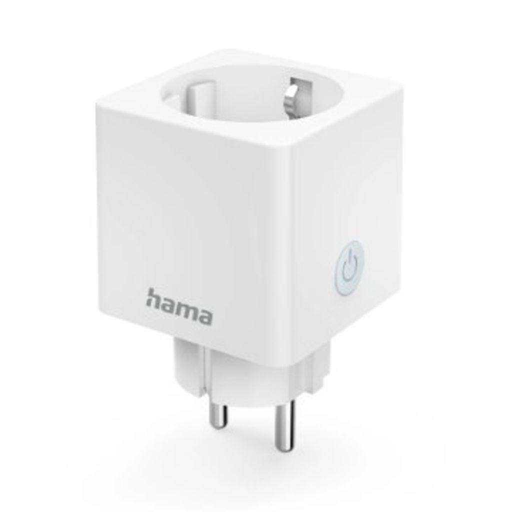 HAMA "Mini" WLAN utičnica, za upravljanje glasom/aplikacijom, za naknadnu ugradnju, 3.680 W, 16