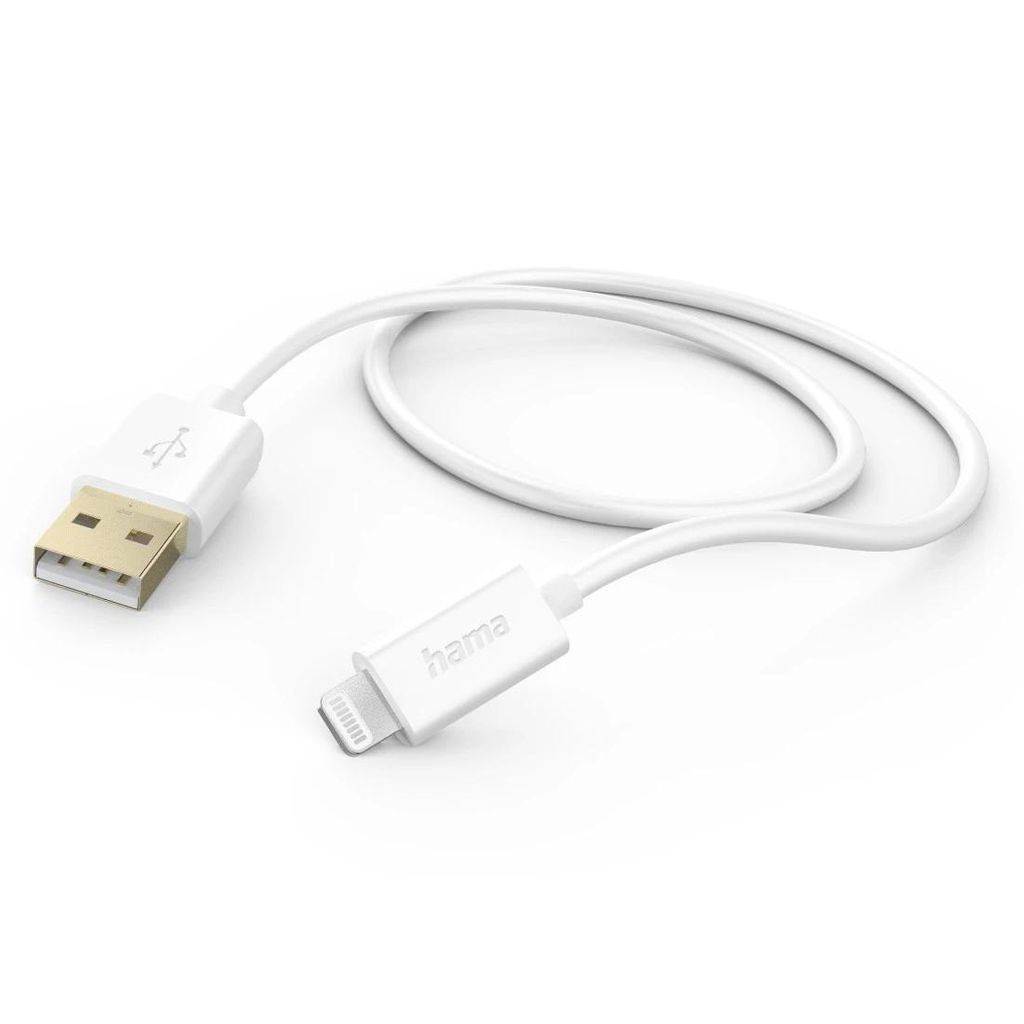 HAMA Kabel za punjenje, USB-A - Lightning, 1,5 m, bijeli