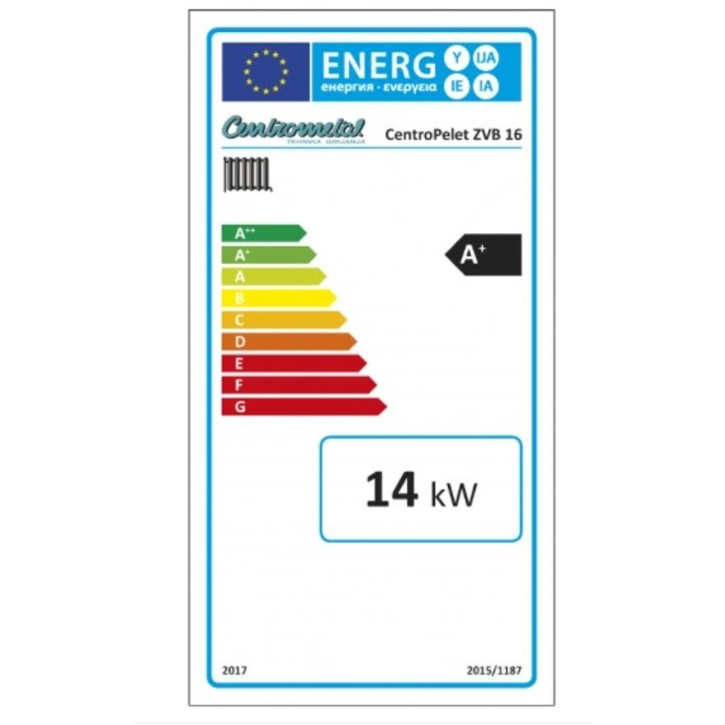 CENTROMETAL kompaktni toplovodni kotao na pelete CentroPelet ZVB16