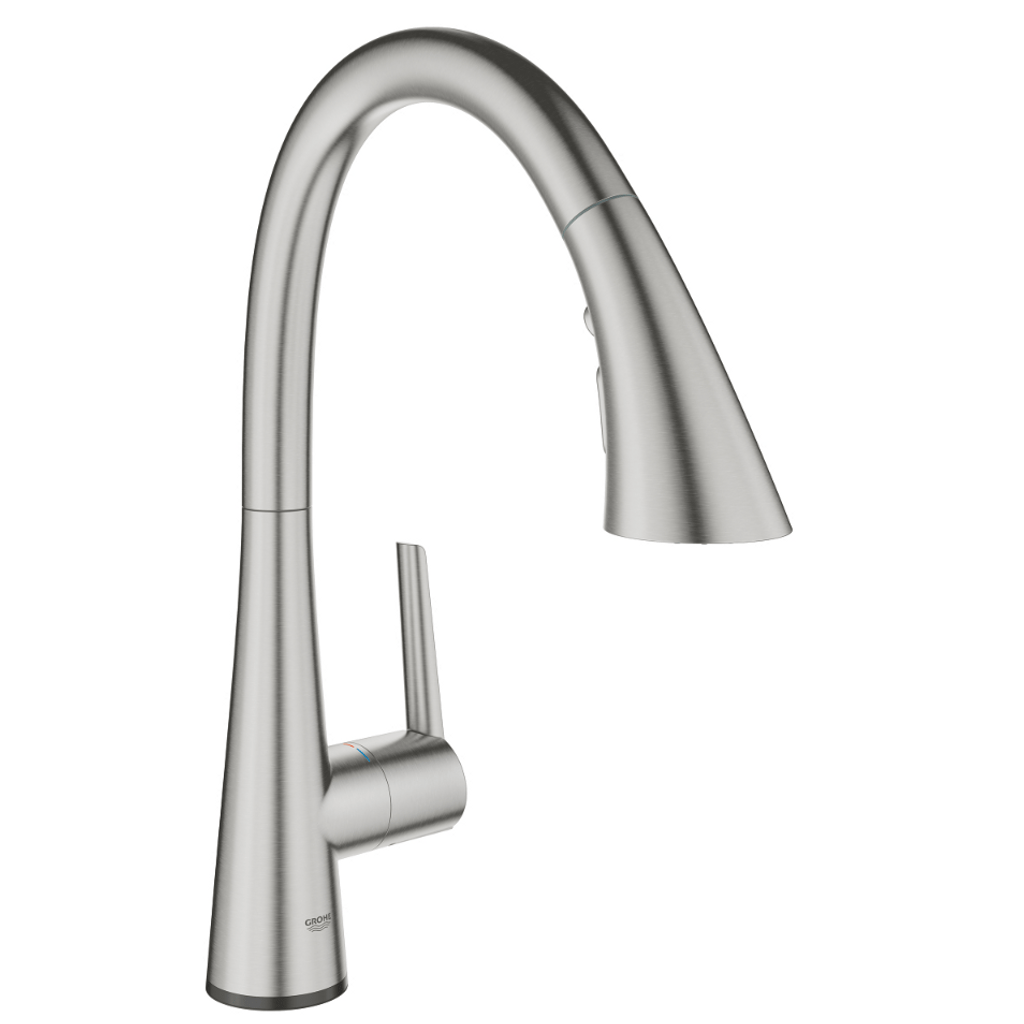 GROHE izvlačna kuhinjska armatura s jednom ručkom Zedra Touch – krom (30219002)