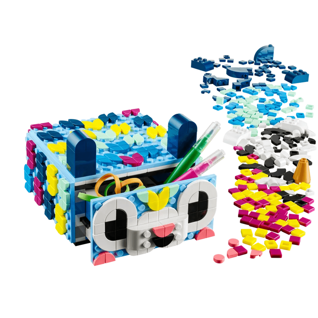 Kreativna ladica za životinje s LEGO TOČKAMA (41805)