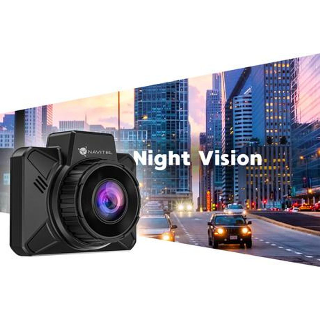 NAVITEL AR202 NV auto kamera, Full HD, Night Vision, G-senzor, aplikacija, poklon bon, crna