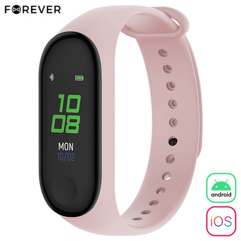 FOREVER Smart narukvica FITBAND SB-50 - roza