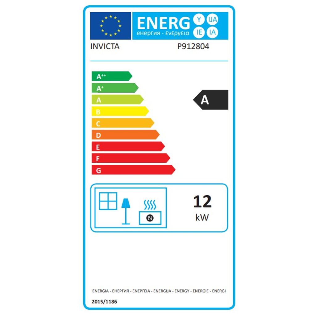 Peć NA drva INVICTA Preston - 14 kW