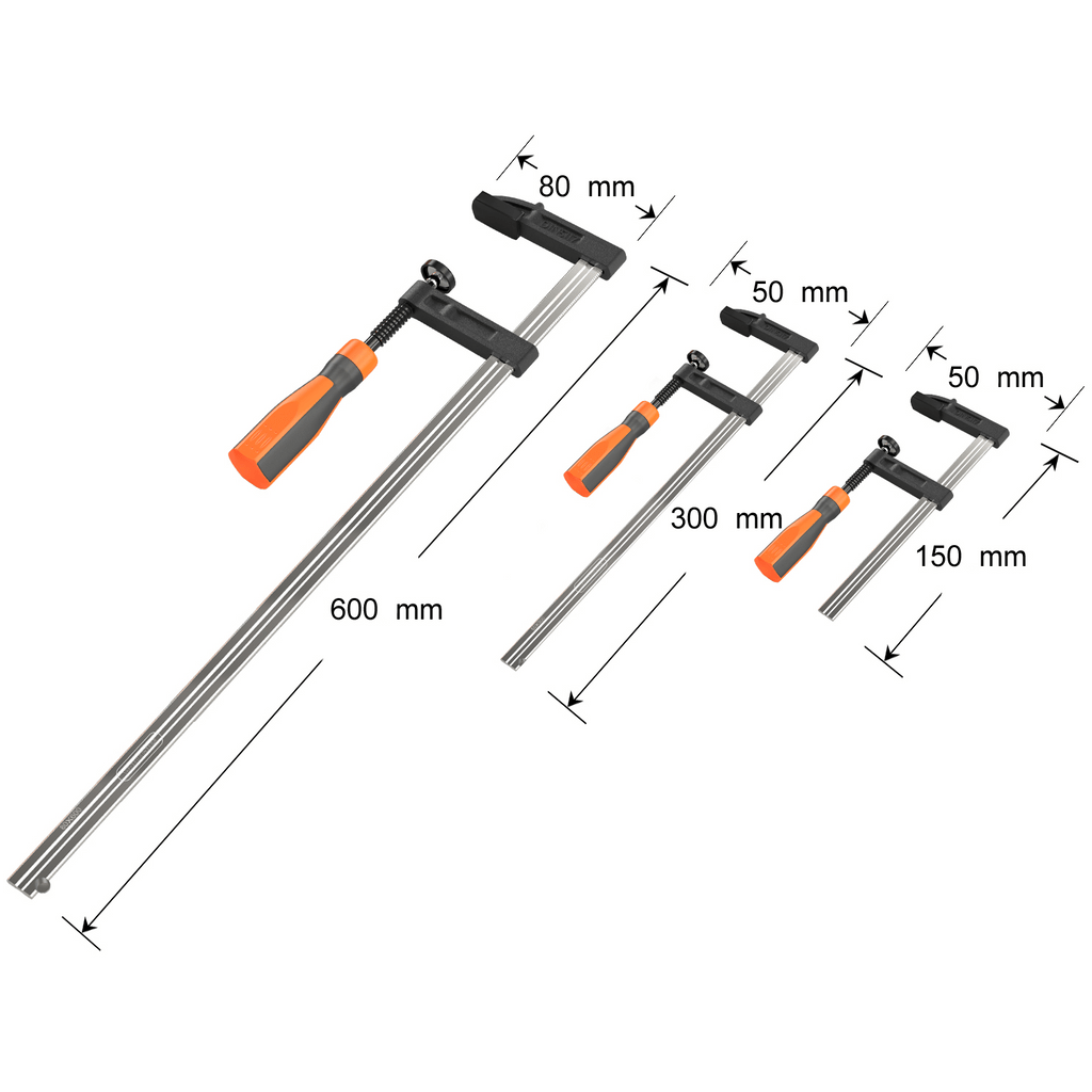 VONHAUS 13 dio set F stezaljke ZA stolariju