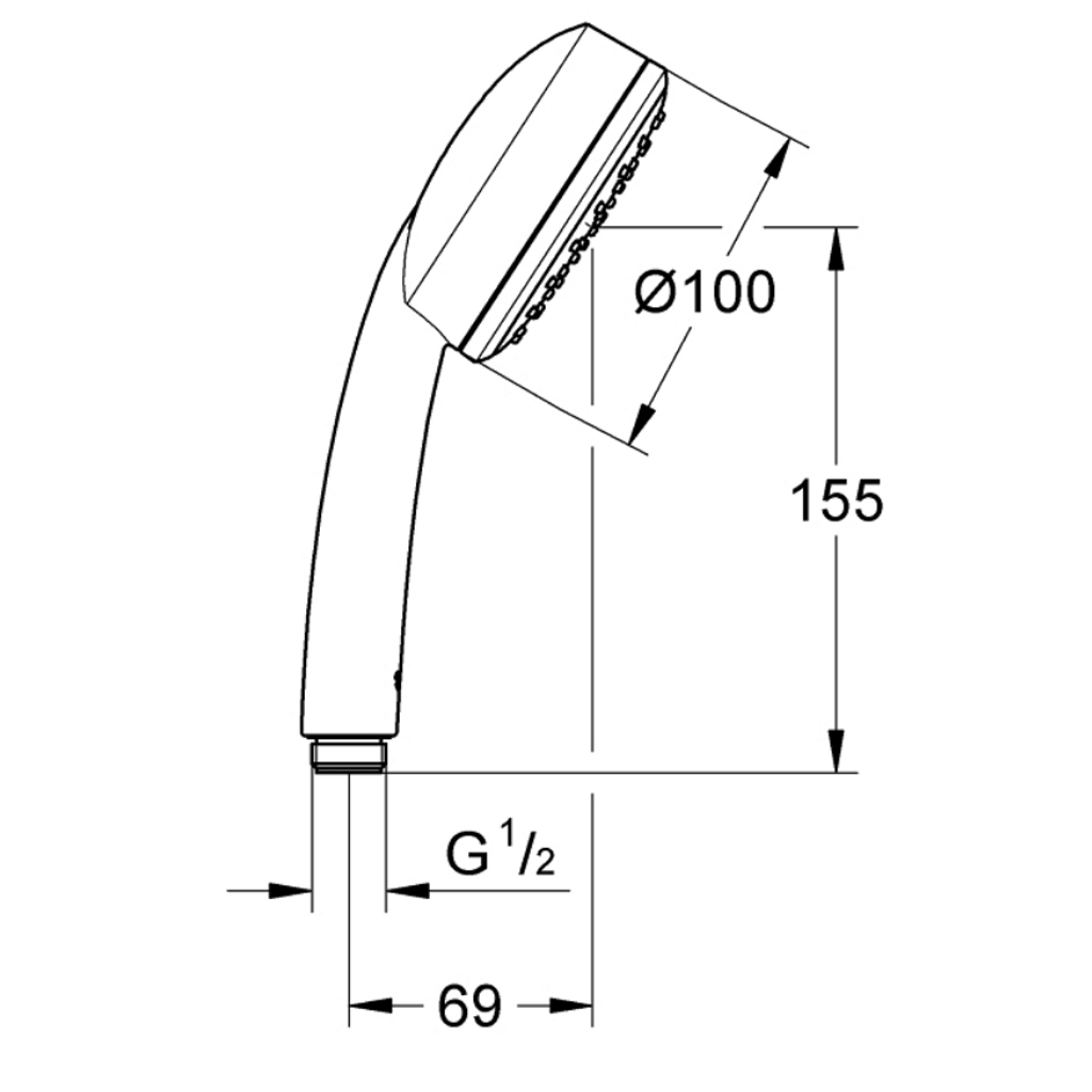 GROHE ručka za tuš NEW TEMPESTA Cosmopolitan 100 (26082002)