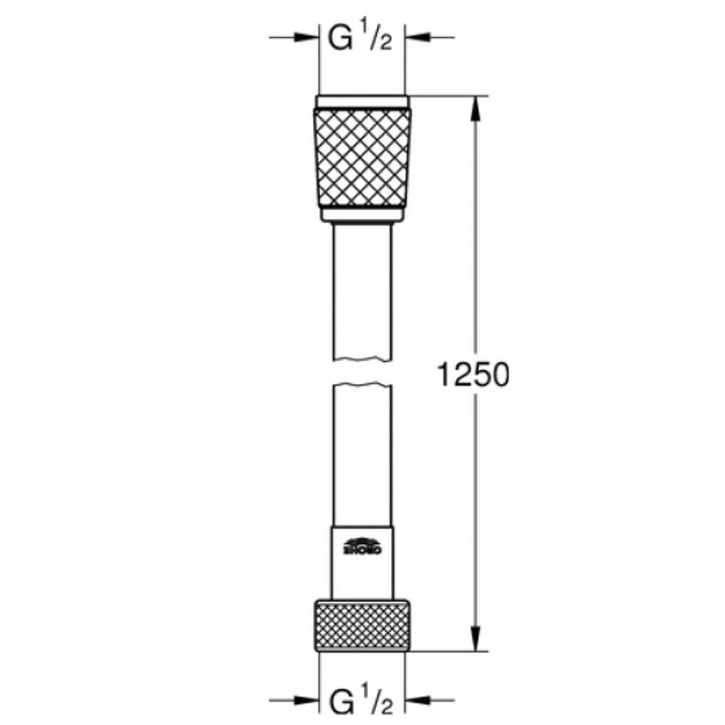 GROHE crijevo za tuš RELEXAFLEX 1,25 m (45971001)