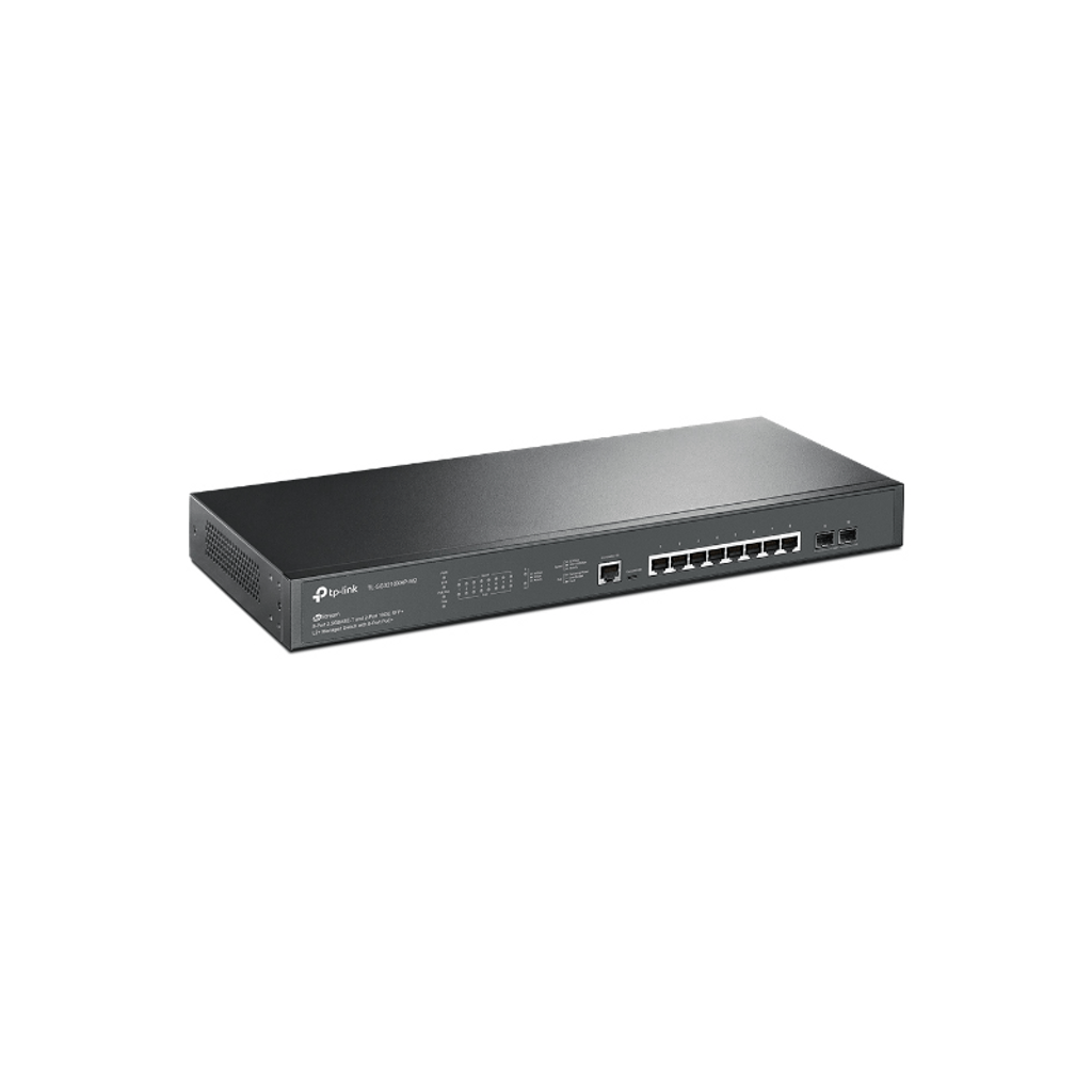 TP-LINK JetStream 8-port 2.5GBASE-T i 2-port 10GE SFP+ L2+ upravljani preklopnik / preklopnik s 8-porta PoE+