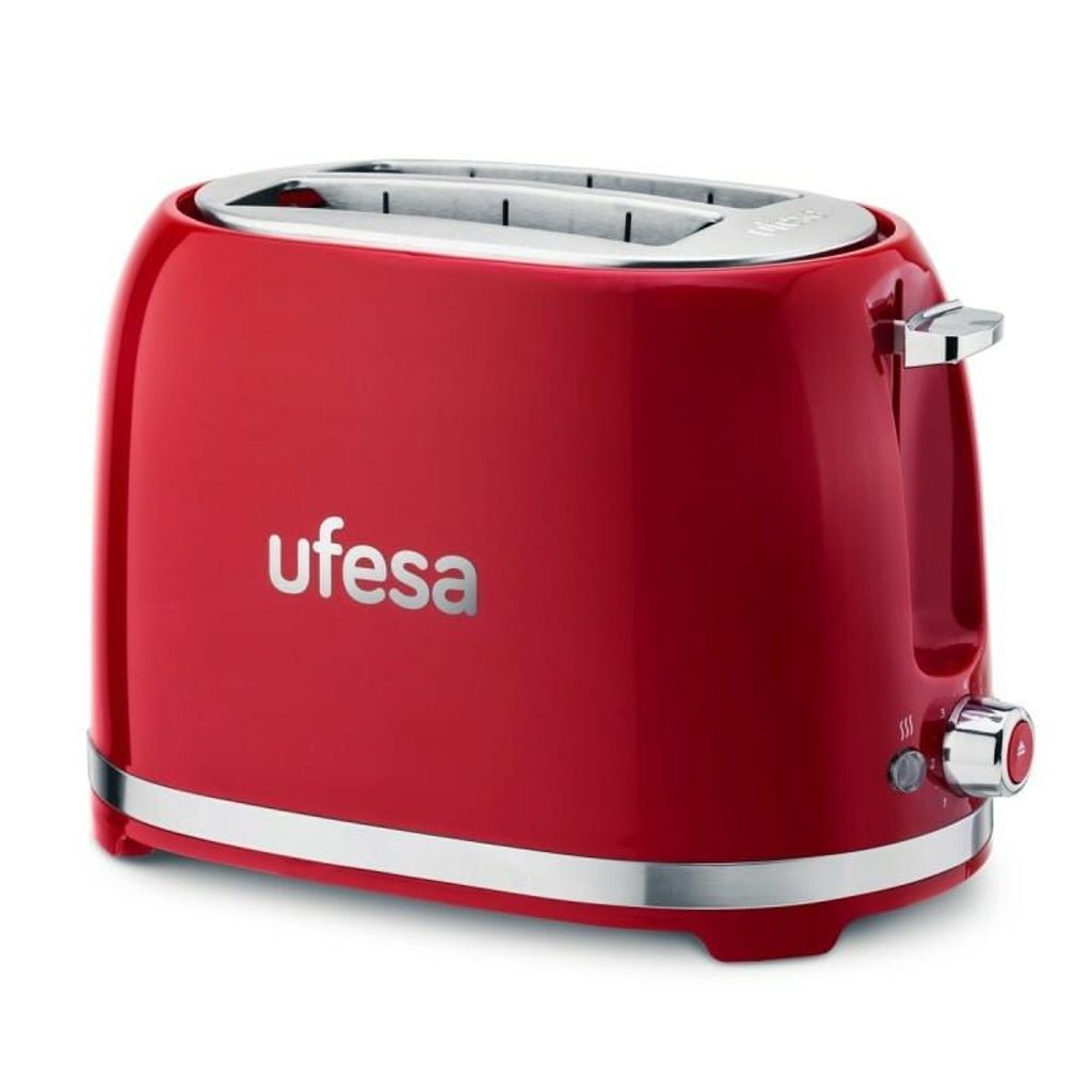 UFESA Classic PinUp Red and white toster s dva utora 850W