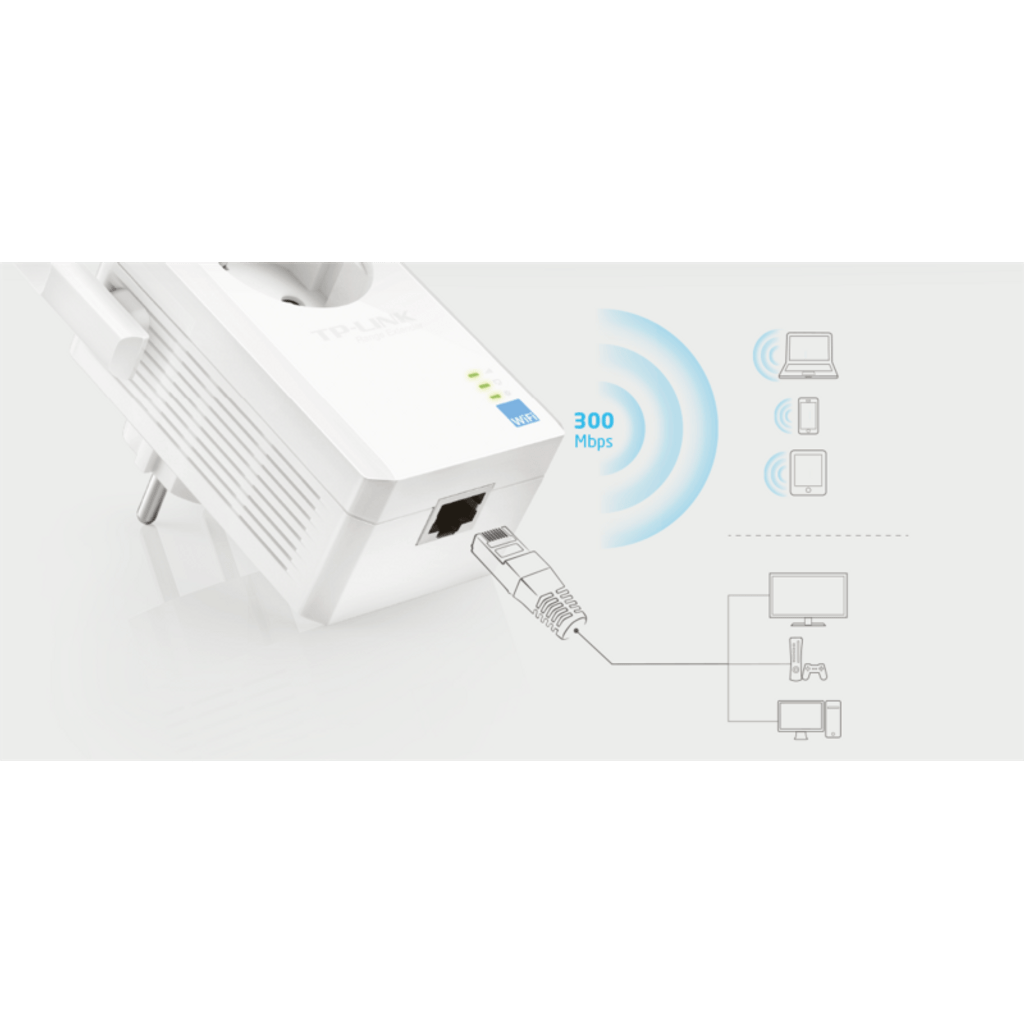 TP-LINK WiFi pojačalo s utičnicom WA860RE