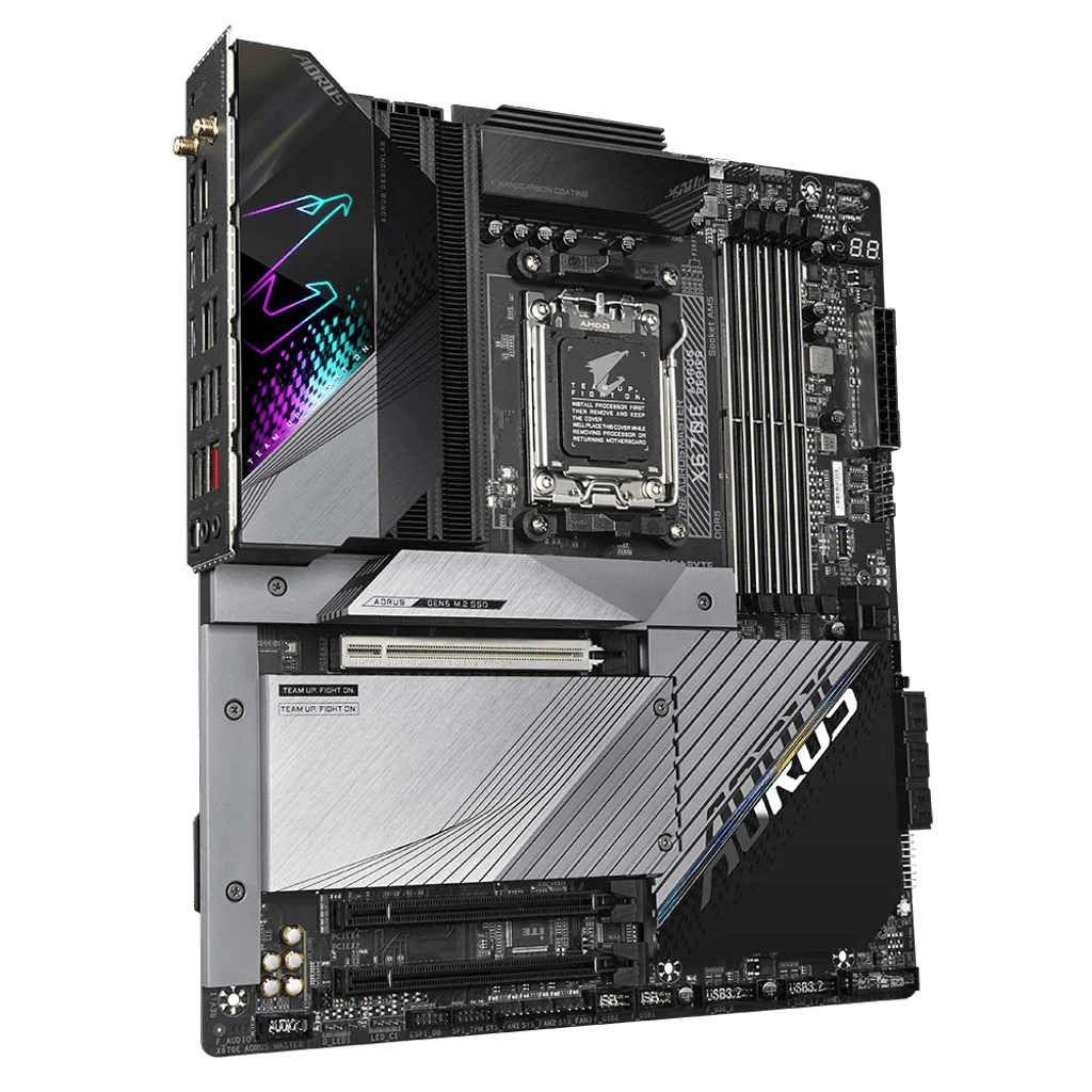 GIGABYTE X670E AORUS MASTER, DDR5, SATA3, USB3.2Gen2x2, DP, 2.5GbE, WiFi 6E, AM5 ATX