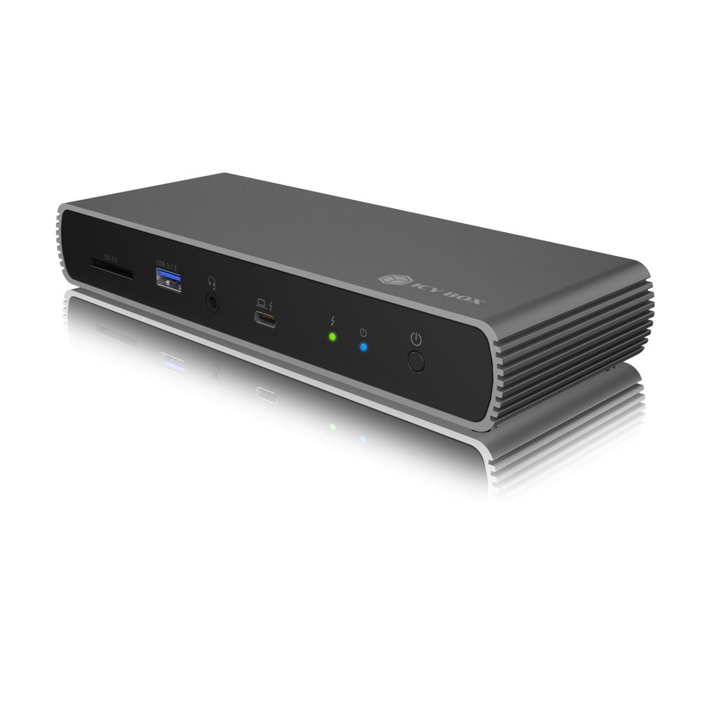 Priključna stanica ICYBOX Thunderbolt 4 s napajanjem PD100W  IB-DK8801-TB4