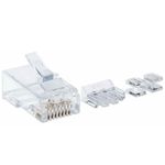 INTELLINET 3-točkovni modularni priključci Cat6A RJ45 UTP, 80 kom