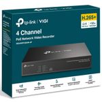 TP-LINK video rekorder vigi NVR1004H-4P 4 KANALA 2xUSB 2.0 HDMI/VGA/LAN Mini PC