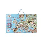 WOODYLAND Drvene puzzle s magnetskom kartom Europe, 3u1, 192 kom