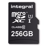 INTEGRALNA memorijska kartica + SD adapter 256GB MICRO SDXC