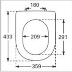 VILLEROY & BOCH WC sjedalo Subway 2.0 - sporo zatvaranje (9M68S101)