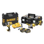 Komplet alata DEWALT (brusilica, punjač, kućište) DCD996 + DCG414 DCK2055T2T