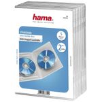 HAMA standardna dvostruka kutija za DVD Jewel, pakiranje od 5 komada, prozirna