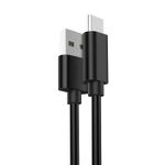 EWENT kabel USB 2.0 A na USB-C, 1,8 m - crni