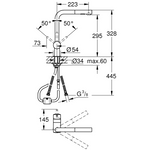 GROHE kuhinjska armatura s jednom ručkom Minta – supersteel (30274DC0)